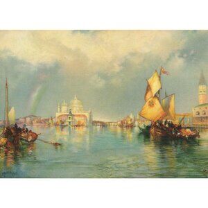 Vintage Calendar Print Venice Basilica 5x7